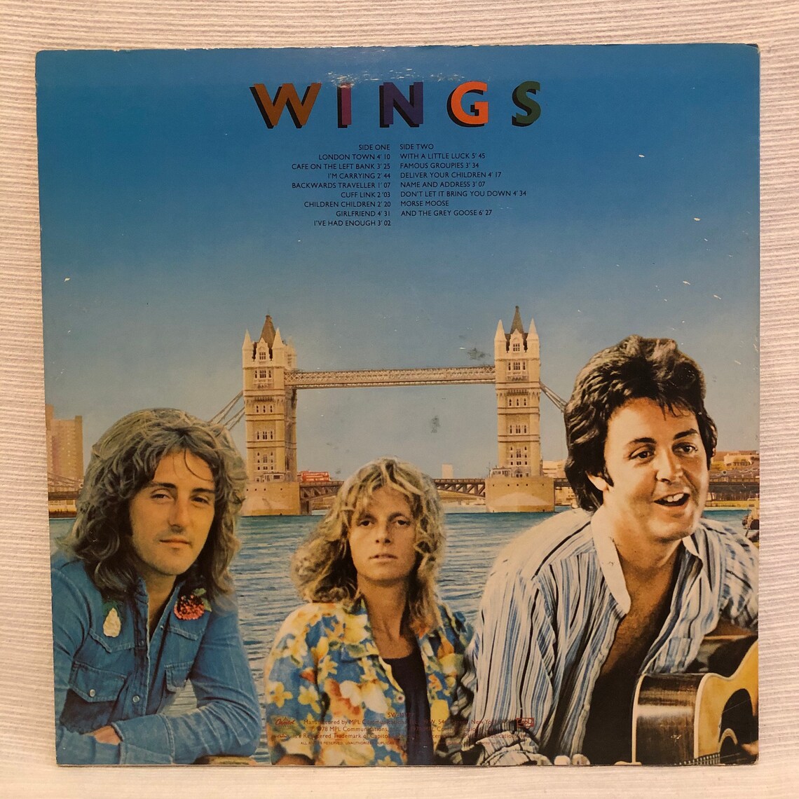Paul Mccartney And Wings London Town