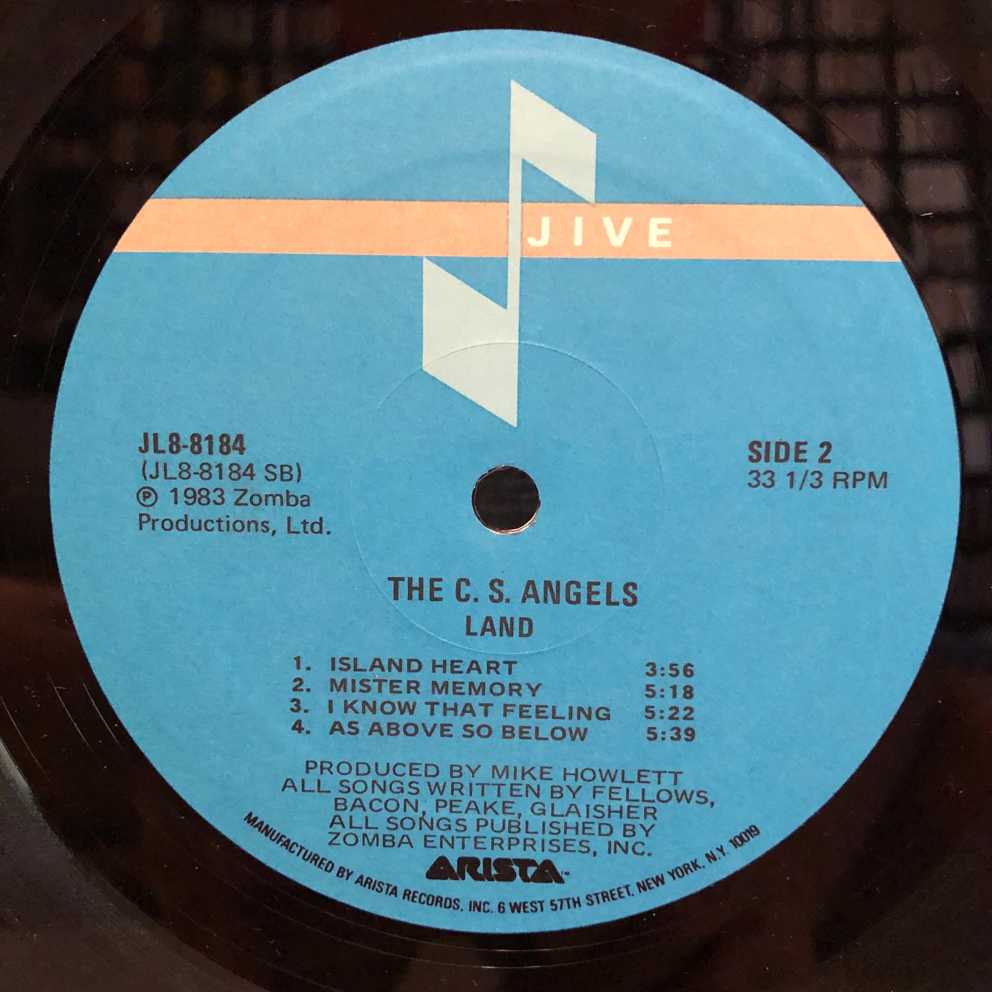 The Comsat Angels Land Vinilo LP Promo 1983 Jive Records New Etsy