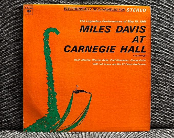 Miles Davis At Carnegie Hall Vinyl Record 1970's Columbia Reissue Jazz LP