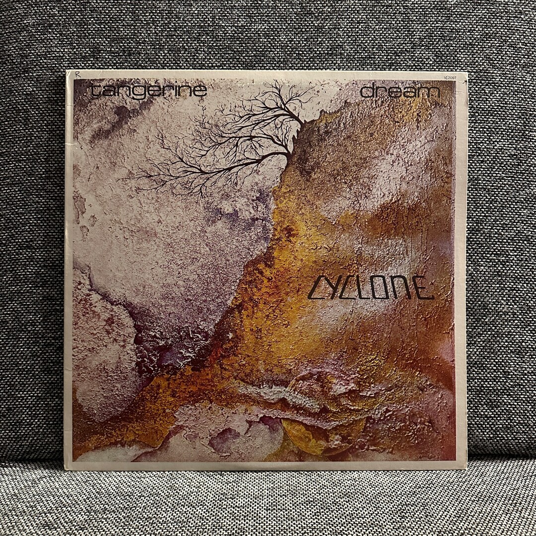 Tangerine Dream Cyclone Vinyl Record 1981 Reissue Electronic Krautrock Ambient LP Etsy