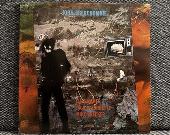 John Abercrombie Night QUIEX Vinyl Record 1984 ECM Jazz Fusion LP