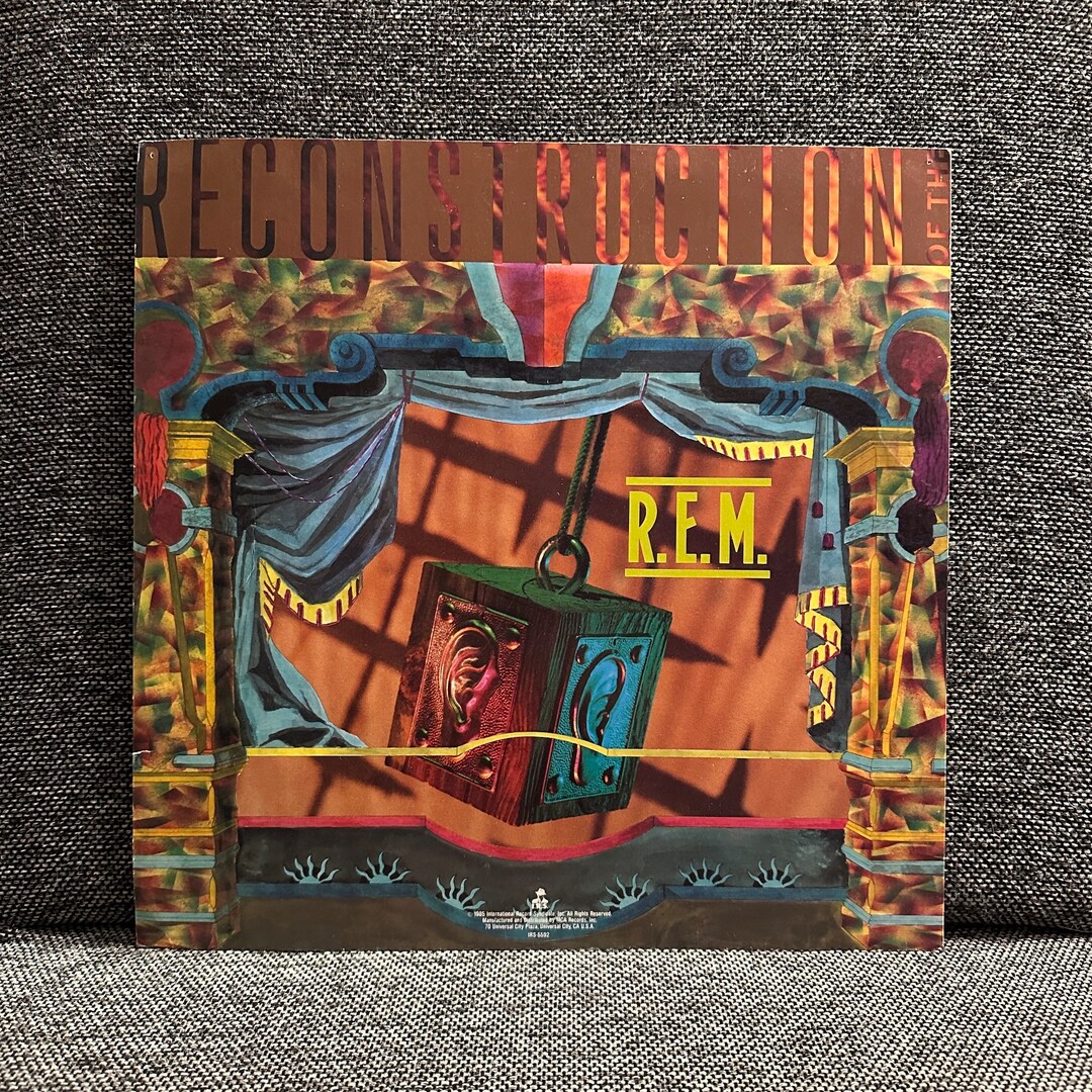 Vintage R.E.M. Fables of the Reconstruction PROMO Card Stock Etsy