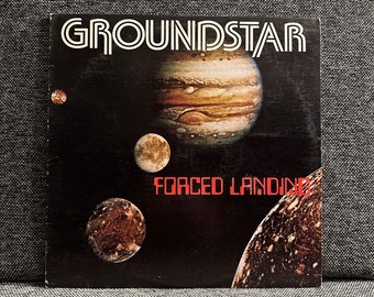 Groundstar Forced Landing Vinyl Record 1980 Private Progressive Rock AOR LP