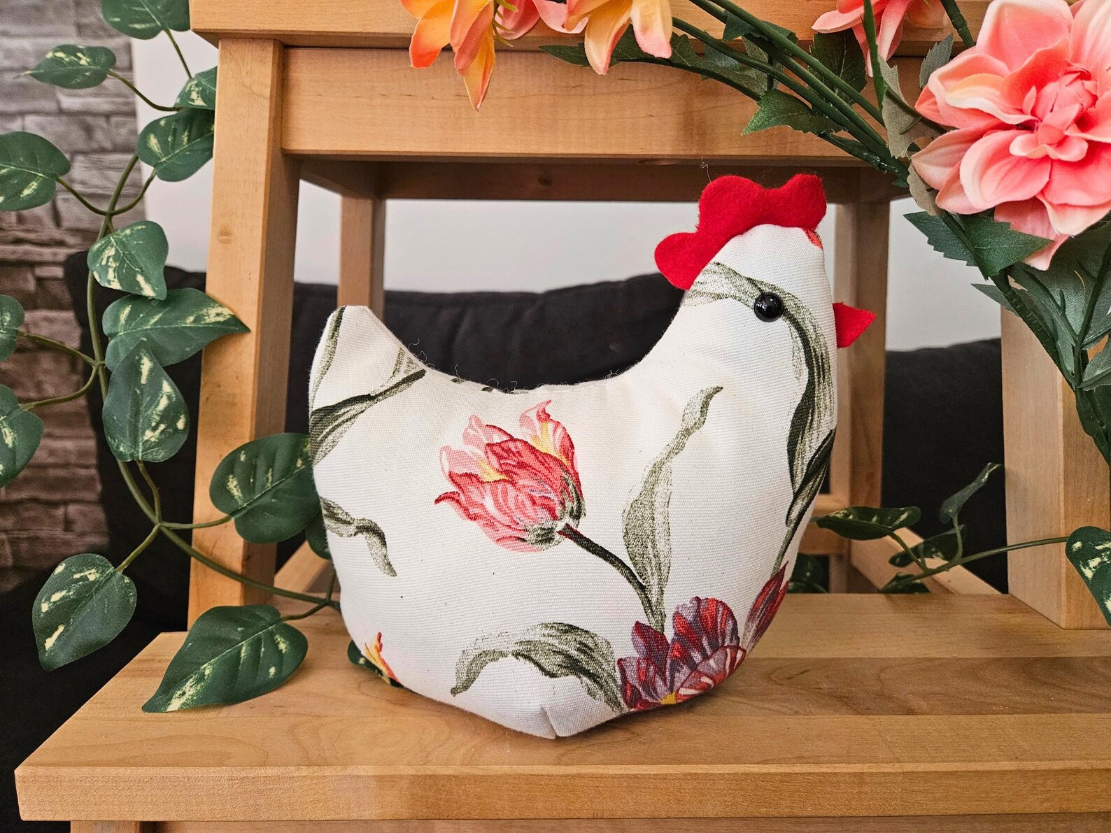 Flower Chicken Sewing Pattern [GER/ENG] | Spring & Easter Décor Sewing ...