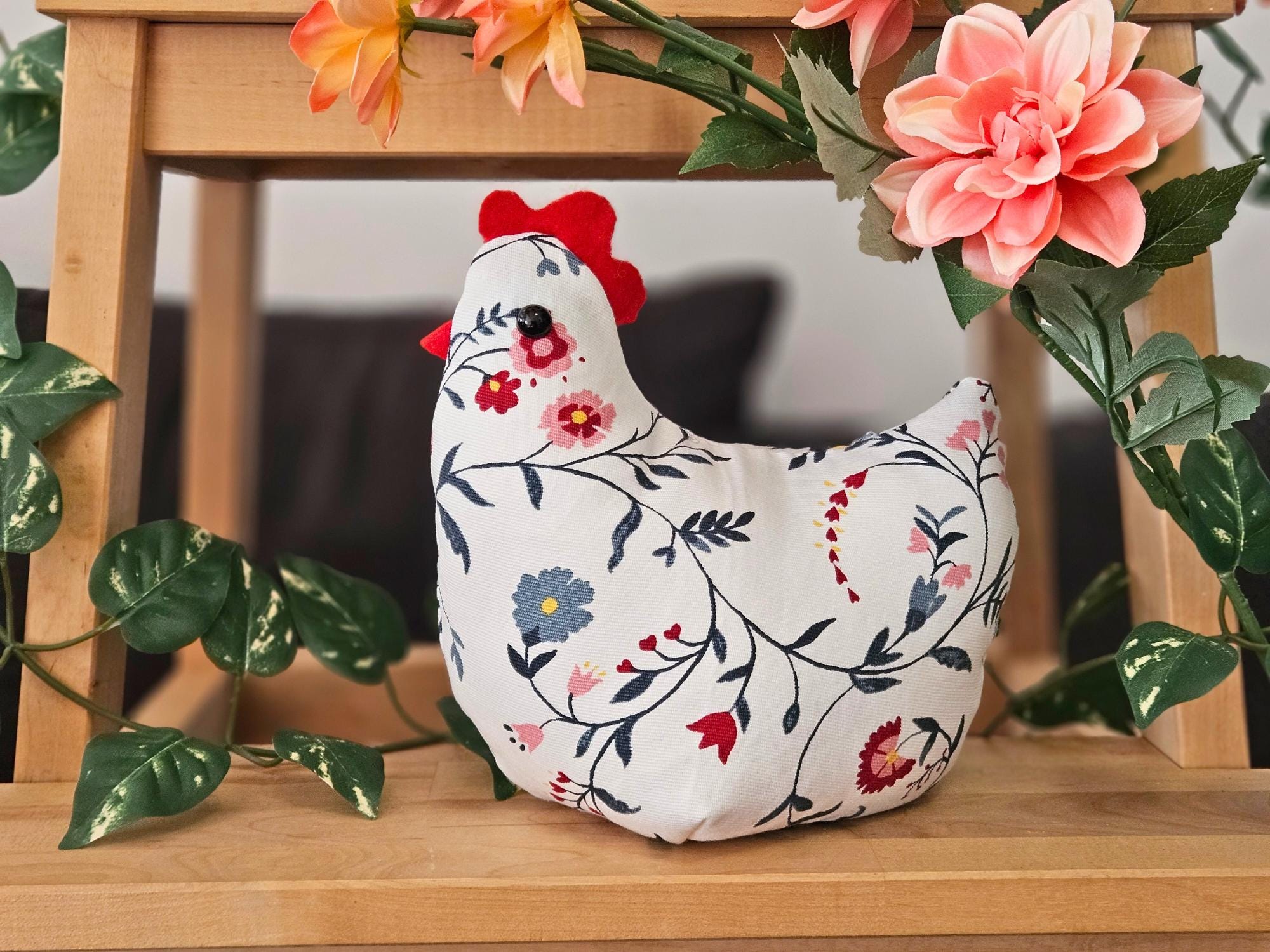 Flower Chicken Sewing Pattern [GER/ENG] | Spring & Easter Décor Sewing ...