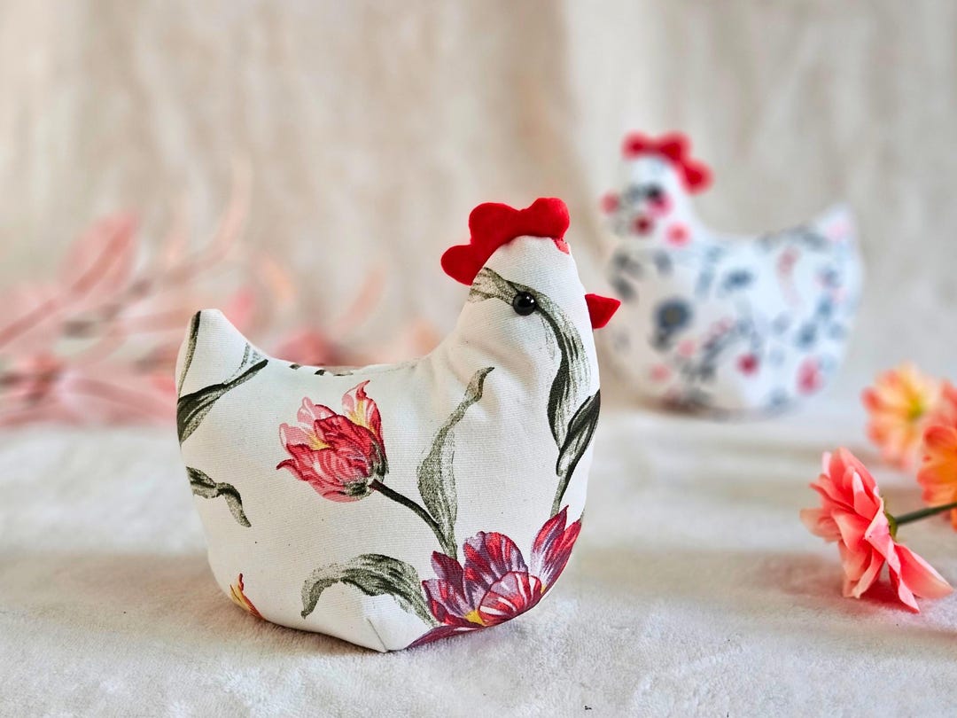 Flower Chicken Sewing Pattern [GER/ENG] | Spring & Easter Décor Sewing ...