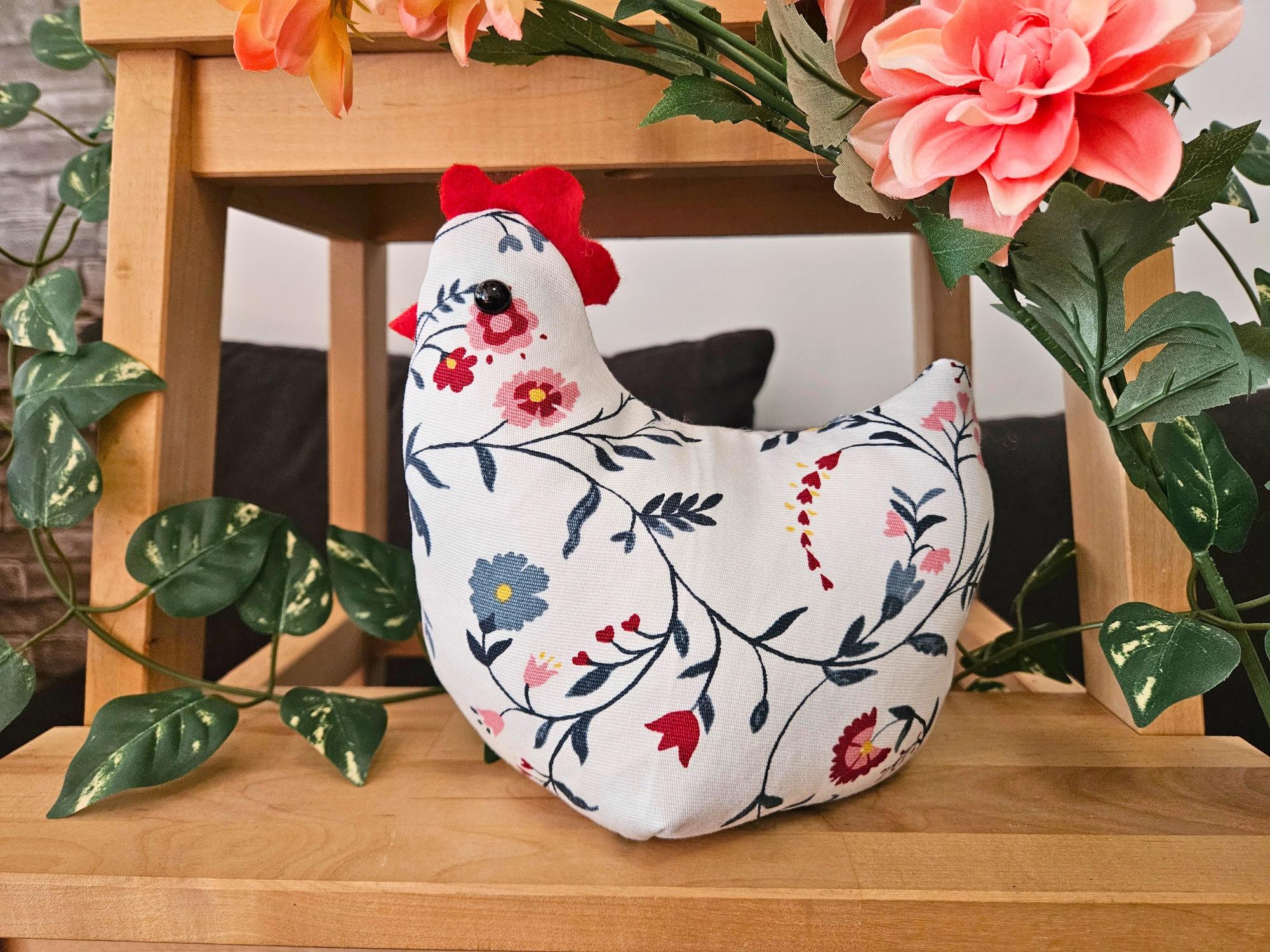 Flower Chicken Sewing Pattern [GER/ENG] | Spring & Easter Décor Sewing ...