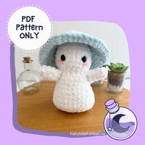 PATTERN Crochet Mushroom Mushie Plushie Low Sew PDF Download