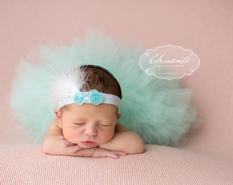 Mint Tutu Set, Tutus, Baby Tutu, Newborn Tutu, Tutu Only, Photo Props, Newborn Photo Props, First Birthday Tutu