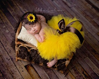 sunflower tutu for baby