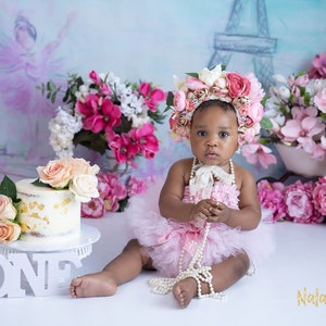 PINK TUTU, Newborn Tutu Set, Newborn Tutu and Headband, Baby Tutu, Toddler Tutu, 1st Birthday Tutu, Newborn Photo Props, Newborn Photo Props