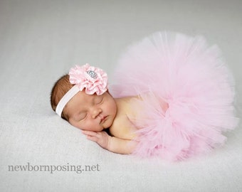 Pink Tutu,Pink Tutu Baby, Newborn Tutu Outfit, Baby Tutu, Toddler Tutu, 1st Birthday Tutu, Newborn Props, Newborn Photo Props