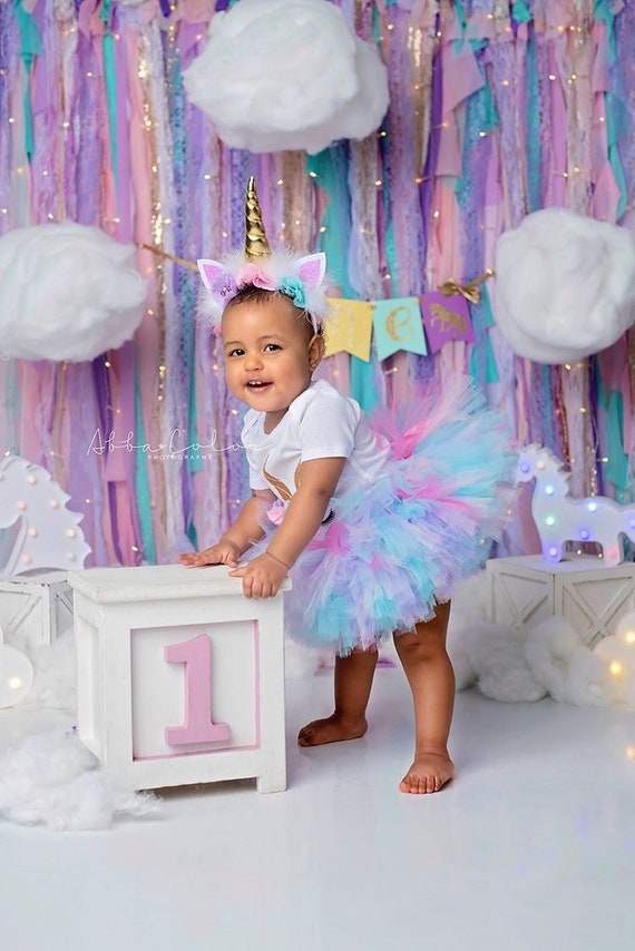 unicorn 1st birthday dress Baby Girl's First Birthday Unicorn Dress, 18M