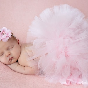 Pink Tutu, Newborn Tutu, Pink Newborn Tutu, Baby Tutu Outfit, Baby Tutu, Toddler Tutu, 1st Birthday Tutu, Newborn Props, Newborn Photo Props