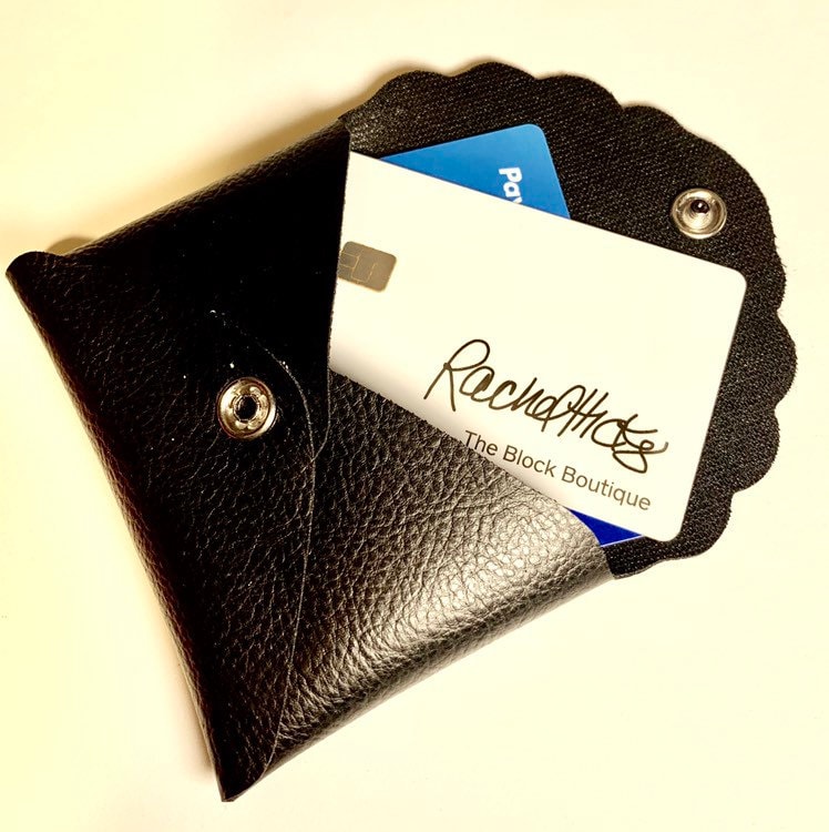 faux leather coin purse pattern