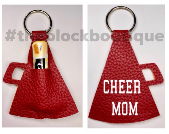 Template For Faux Leather Cheerleader Megaphone Chapstick Etsy