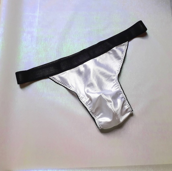 Silk Panties for men Mens Silk Thong Silk panties Satin | Etsy