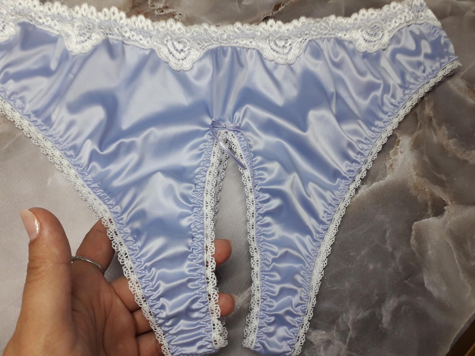 Crotchless Silk panties for men Silk Sissy Panties French Etsy