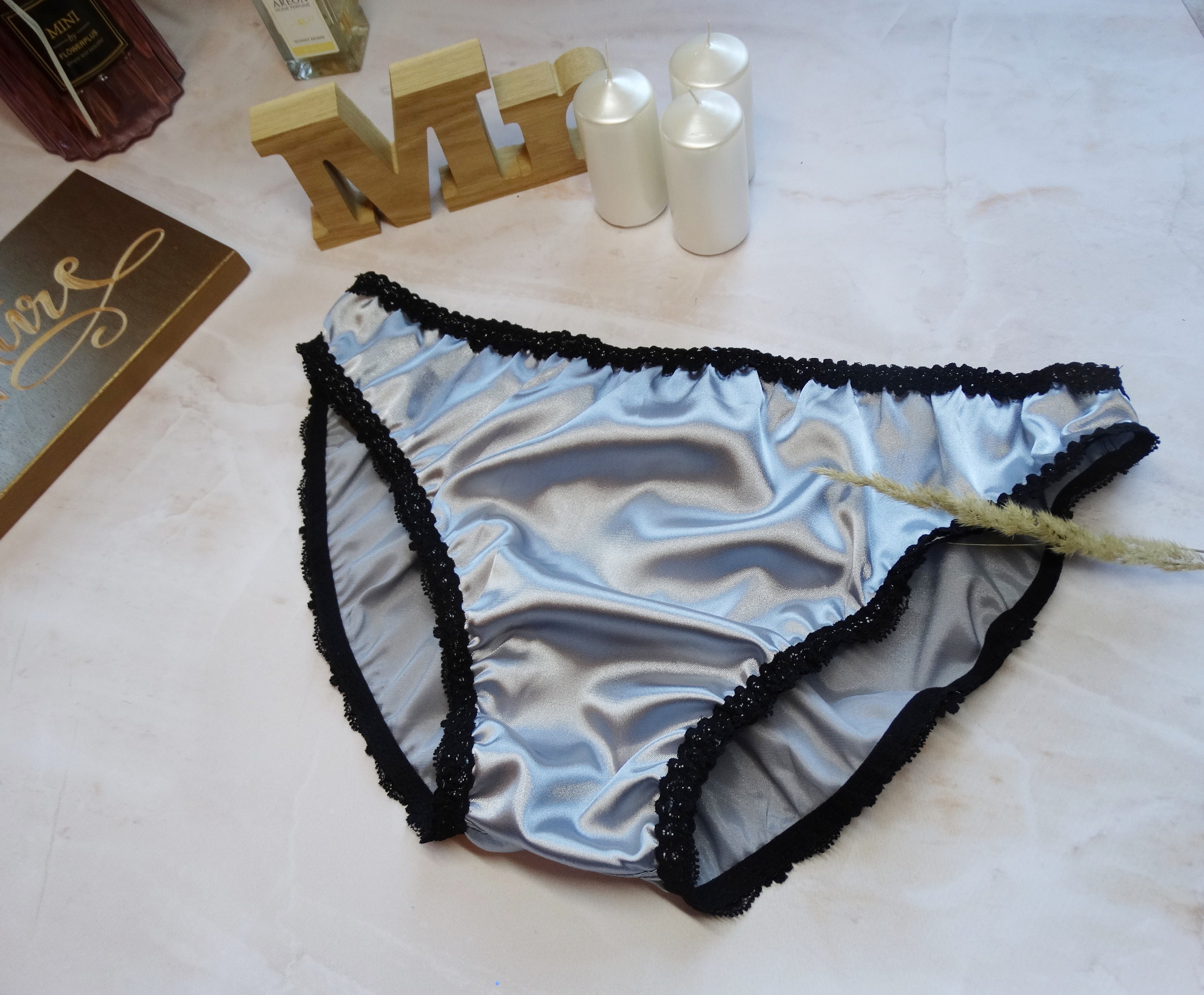 Silk ruffled panties  Luxury, designer underwear