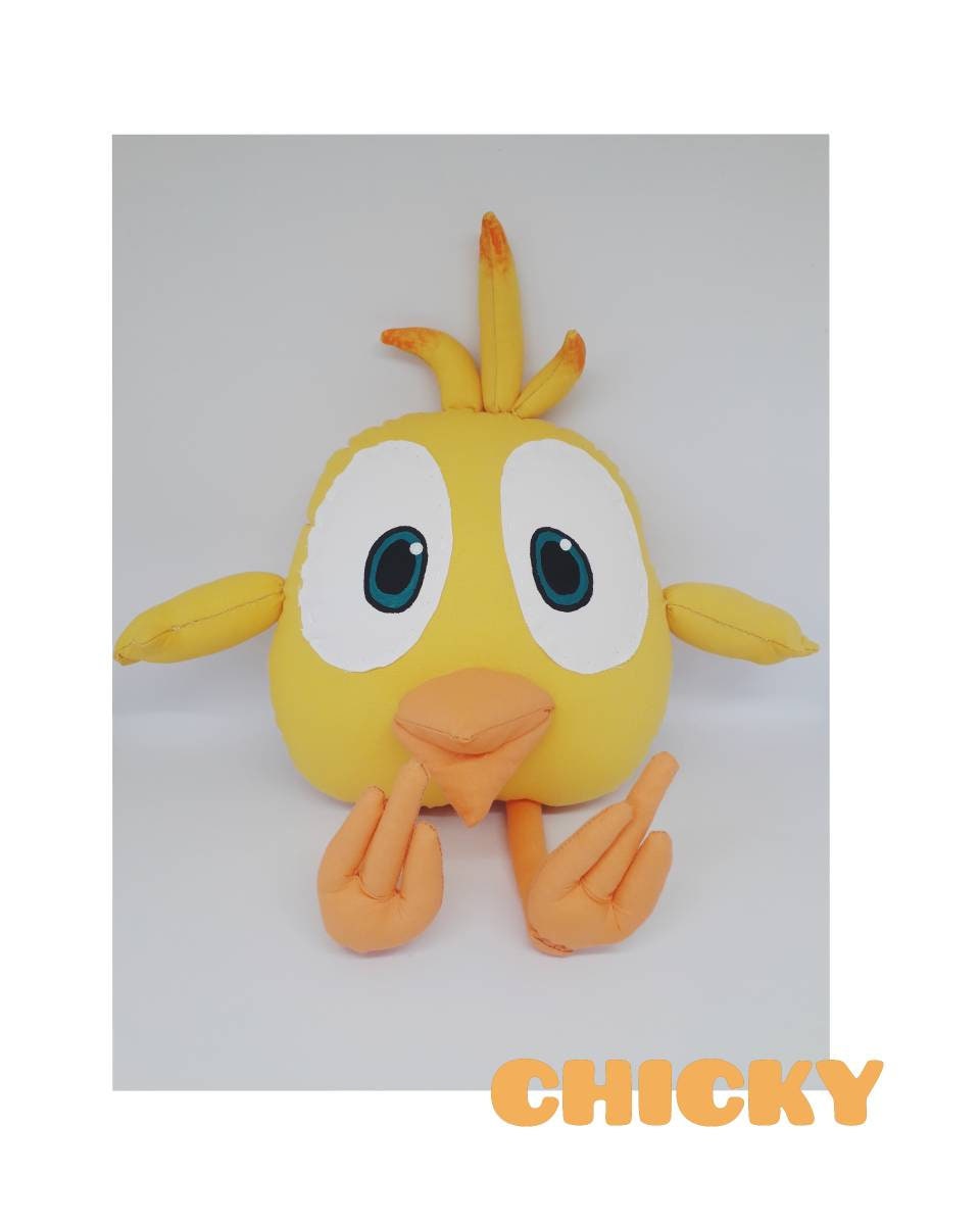 Chicky Where S Chicky Chiky Chick Chicky Soft Toy Etsy