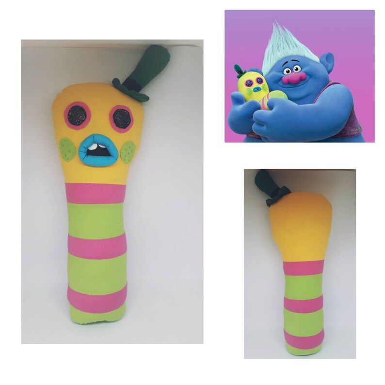 Trolls dolls Mr Trolls Dinkles Trolls inspired Mr kids soft toy Dinkles toy Dinkles Biggie and Mr Birthday gift