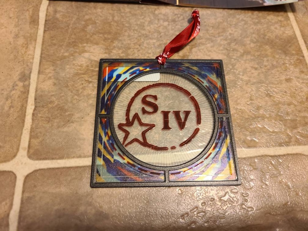 Stained Glass Window Replica Ornament Etsy