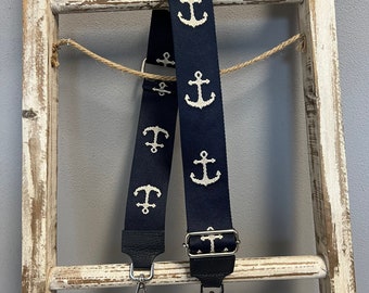 Taschengurt Anker Trageriemen für Slingbag Hipbag Bauchtasche Crossbag Marine blau Navy
