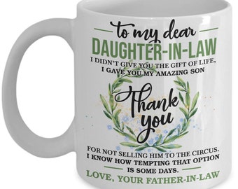 Mug: gift for future daughter in law, daughter in law gift.