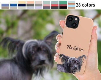 Custom Pet Phone Case with Photo and Name Personalized phone case Dog Phone Case iPhone and Samsung Custom Phone Case