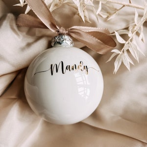 Christmas tree bauble Christmas bauble personalized large