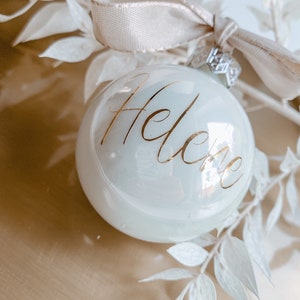 Christmas tree bauble Christmas ball personalized small