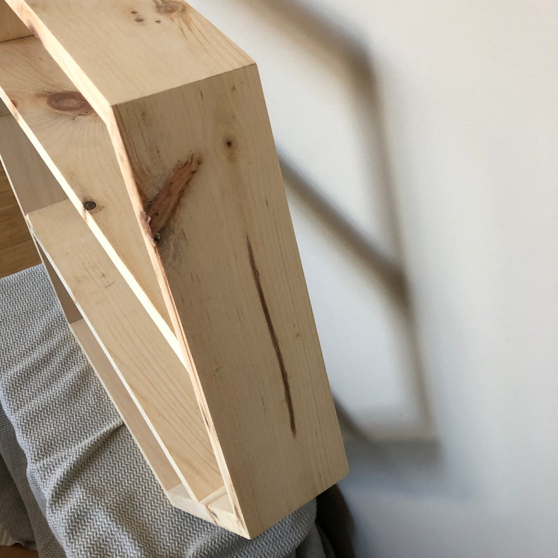 Large Hexagon Shelf Large Geometric Shelf Modern Farmhouse Etsy