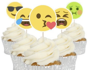 Emoji Cake Topper Etsy