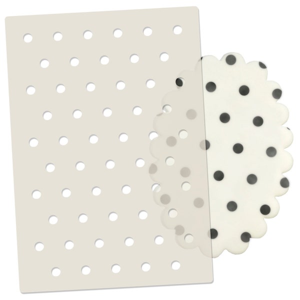 Large Polka Dot Cake Craft Stencil