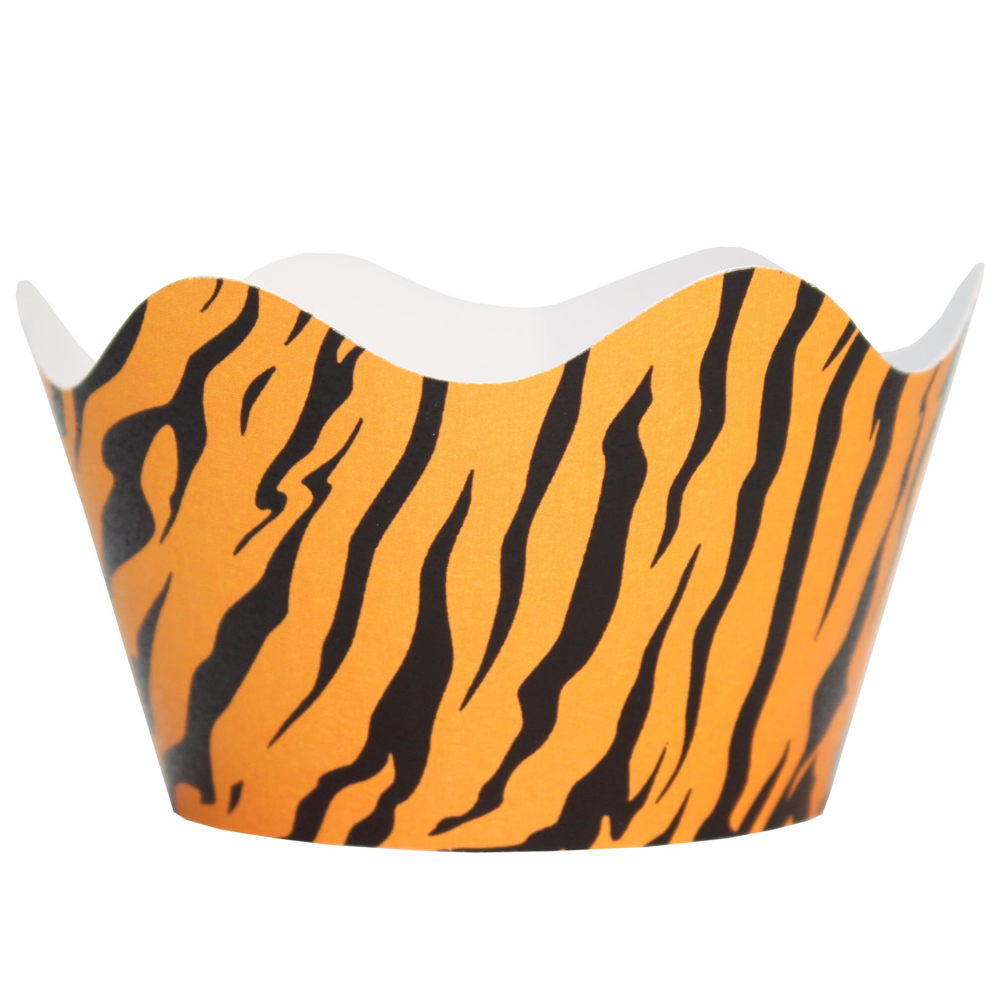 Tiger Print Cupcake Wrappers Wraps Collars 12/pk - Etsy