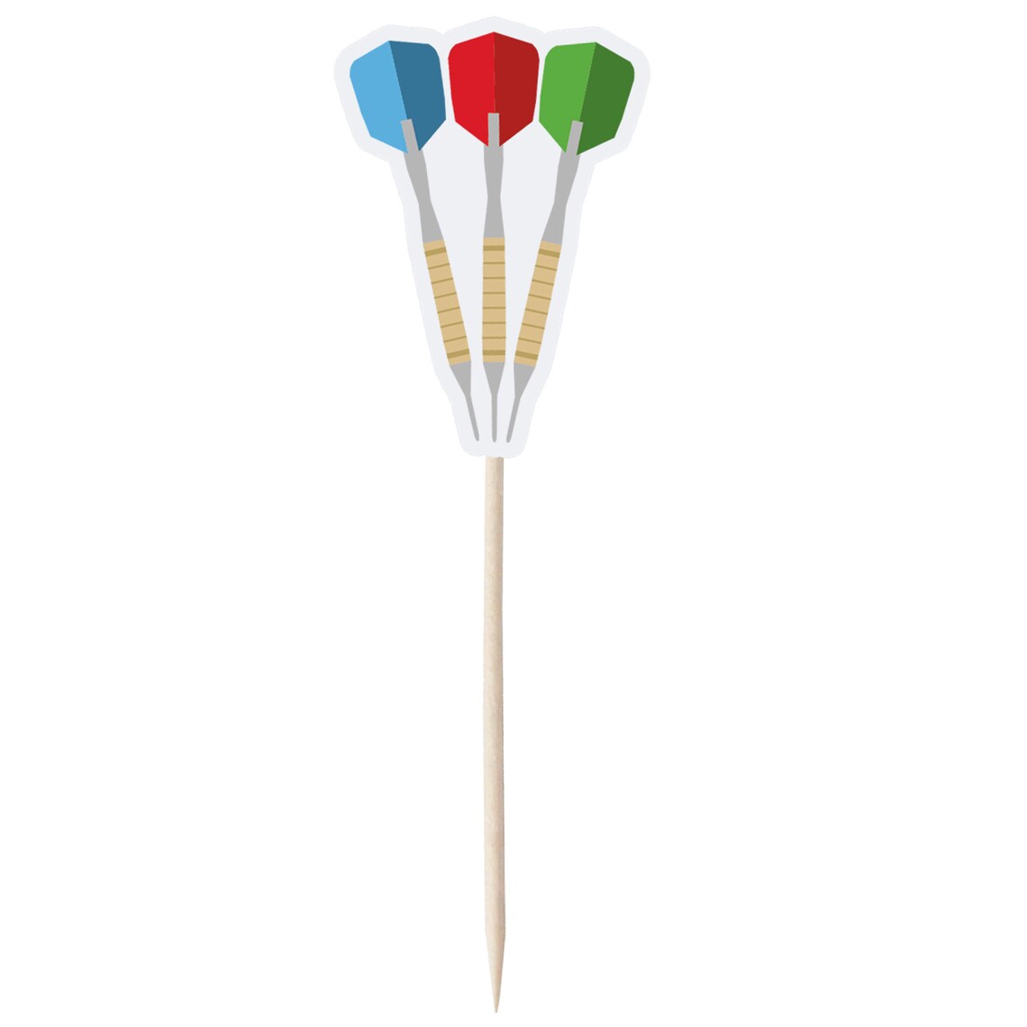 Darts &amp; Dartboard Cupcake Toppers 12pk | Etsy