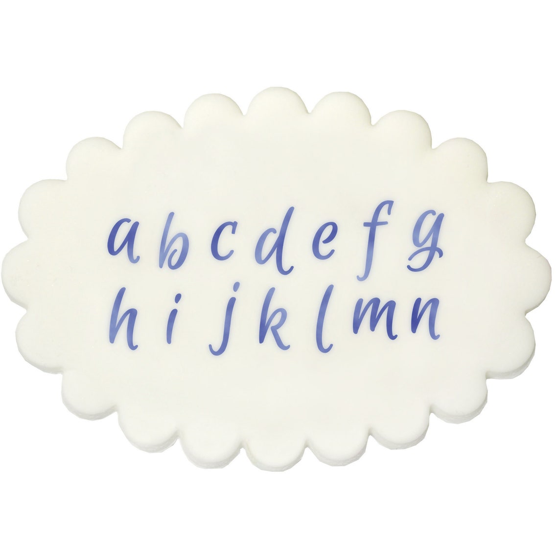 Lower Case Alphabet Cake Craft Stencil Etsy