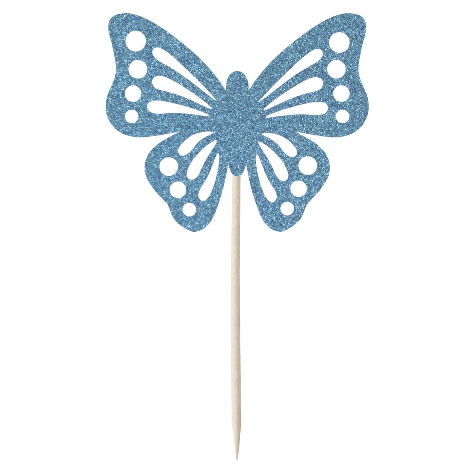 Glitter Butterfly Cupcake Toppers Tops Picks Pics 6/pk Etsy