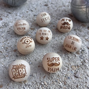 Cochonnet à personnaliser avec le texte/motif de votre choix - pétanque