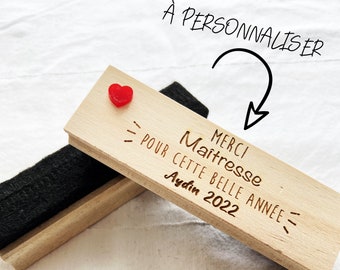 Tampon Brosse tableau à personnaliser avec le texte et ou prénom de votre choix