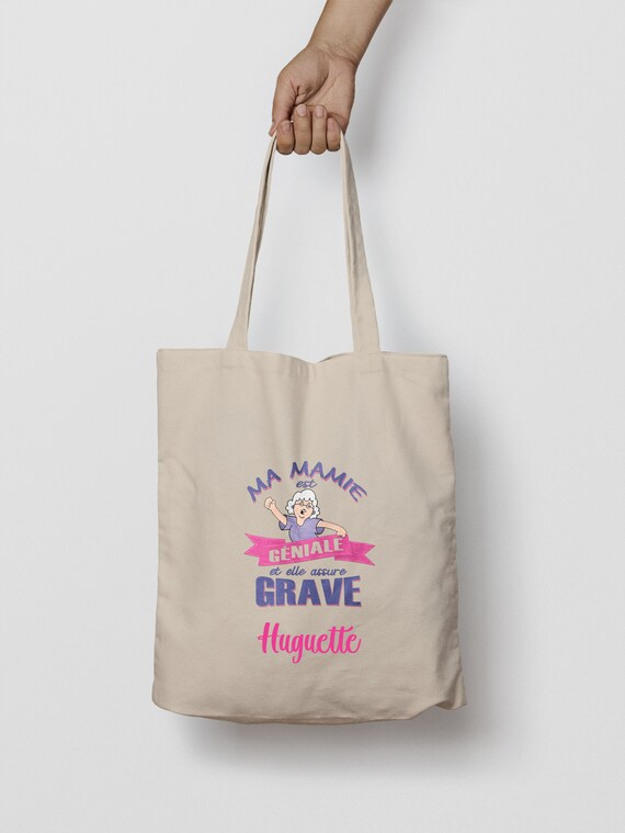 Tote Bag Custom Shopping Bag Customizable Grandma Grandma Number 6 Etsy UK