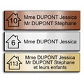 Adhesive Mailbox Plate to personalize of your choice - Color and engraving of your choice Engraved Plate to Personalize product logo