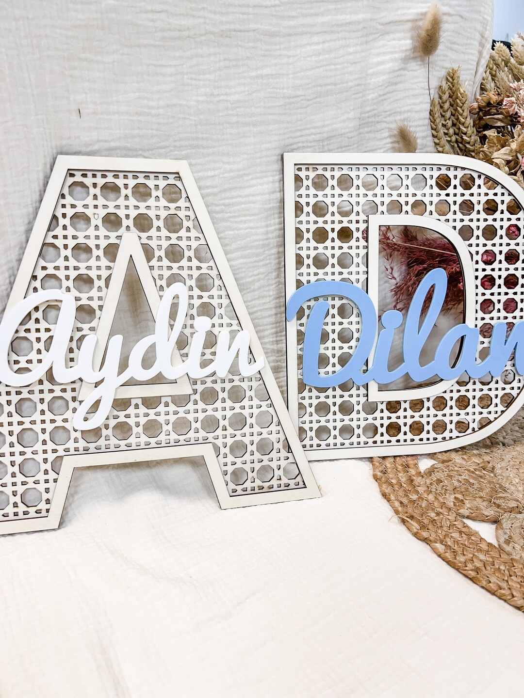 Letter First Name Rattan Caning Effect Color Of Your Choice Etsy letter-first-name-rattan-caning-effect-color-of-your-choice-etsy