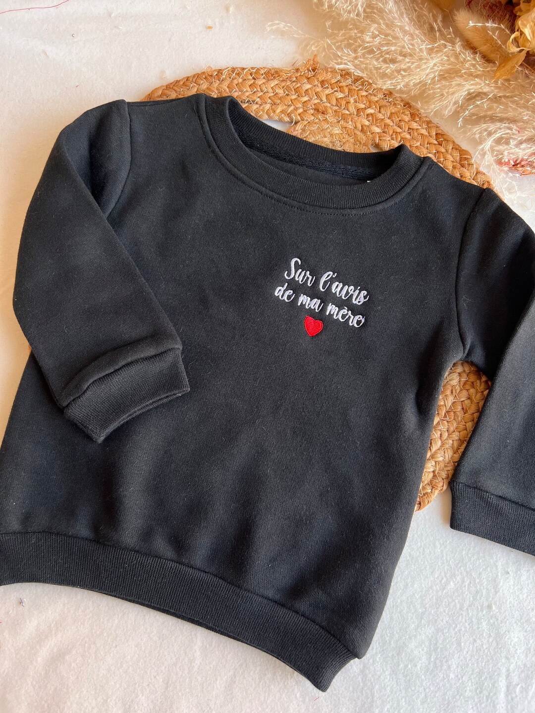 【I Need You Baby】Random Embroidery Sweat YI Suka 