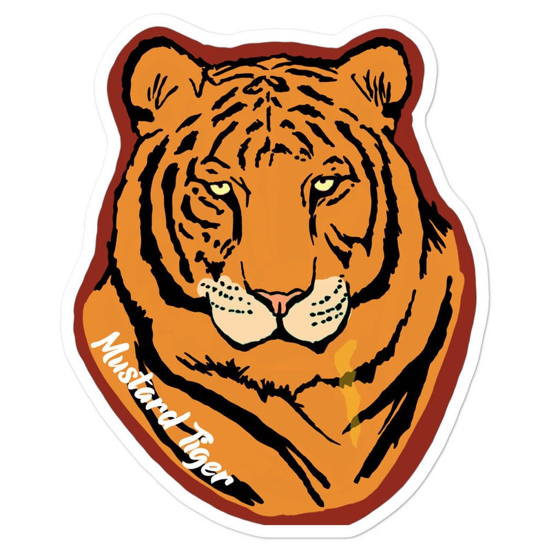 Mustard Tiger / trailer park boys / fan art/ sticker Etsy