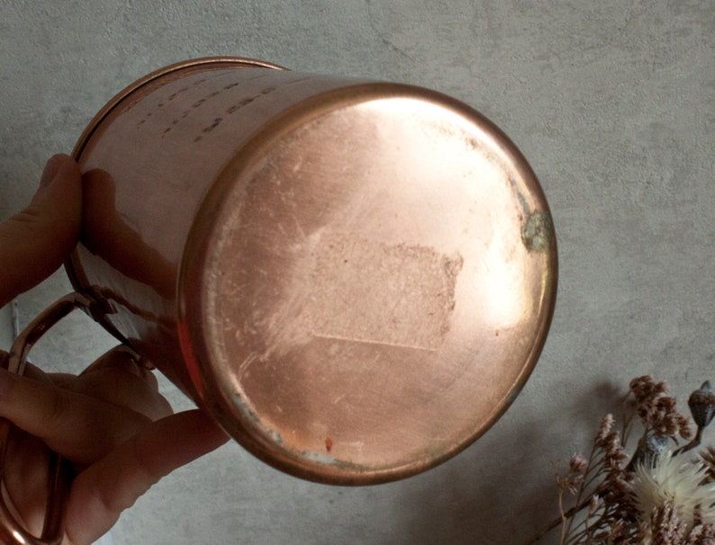 Vintage French Copper measuring Jug