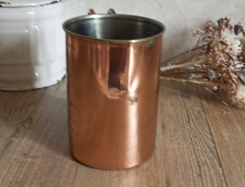 Vintage French Copper measuring Jug
