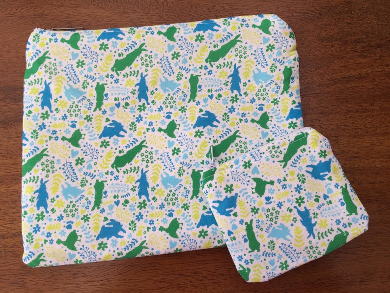 Peter Rabbit Themed Zipped Pouch Pencil Case Pocket Money Coin Purse Wallet Make Up Bag Accessory Holder