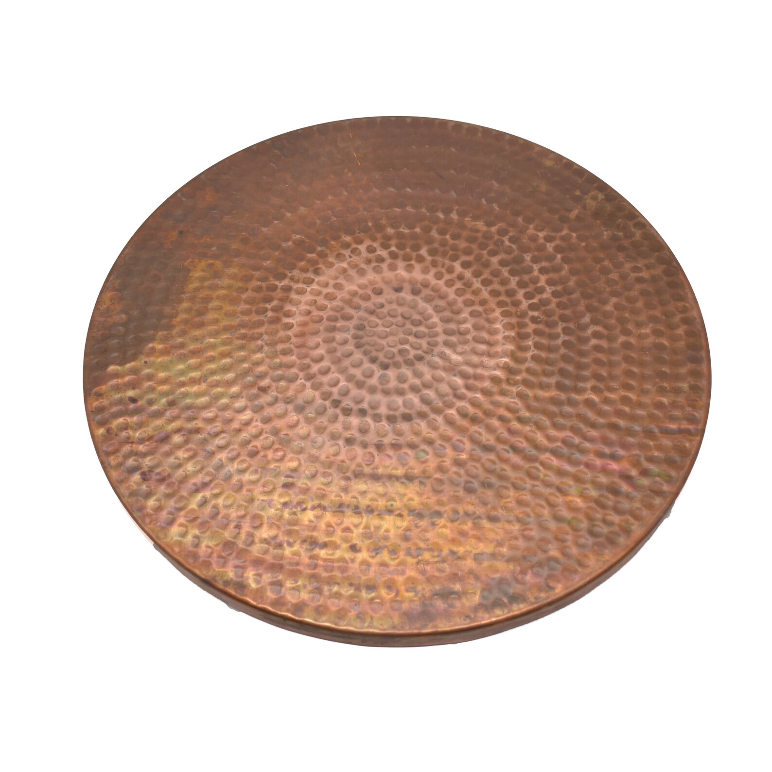 Copper Table Top Round Handcrafted Copper Original Luxury Etsy
