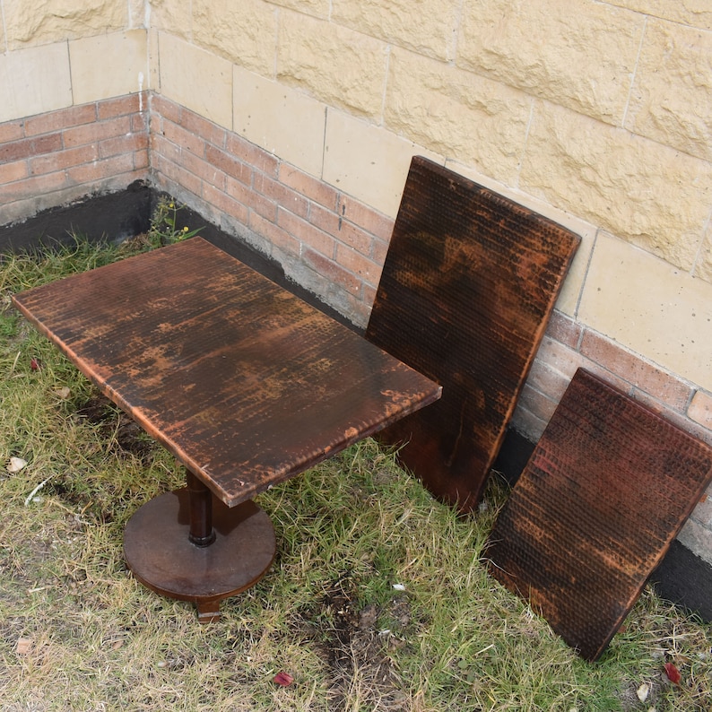 Copper Table Top Fire Art